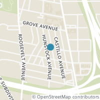 Map location of 612 Hunstock Ave, San Antonio TX 78210