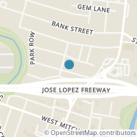 Map location of 161 Carle Ave, San Antonio TX 78204