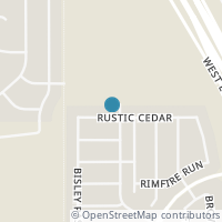 Map location of 10907 Rustic Cedar, San Antonio TX 78245