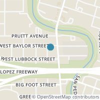 Map location of 106 Lamm, San Antonio TX 78204