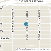 Map location of 452 Rigsby Ave, San Antonio TX 78210