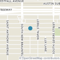 Map location of 726 Hammond Ave, San Antonio TX 78210