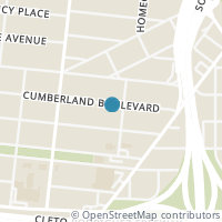 Map location of 212 Cumberland Rd, San Antonio TX 78204