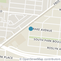 Map location of 638 Drake Ave, San Antonio TX 78204