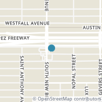 Map location of 1818 S NEW BRAUNFELS AVE, San Antonio, TX 78210