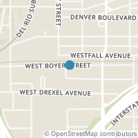 Map location of 202 W Boyer Ave, San Antonio TX 78210