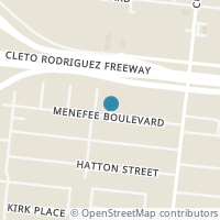 Map location of 775 Menefee Blvd, San Antonio TX 78237