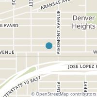 Map location of 537 Westfall Ave, San Antonio TX 78210