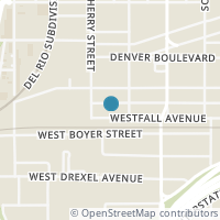 Map location of 117 Westfall Ave, San Antonio TX 78210