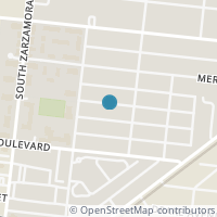 Map location of 326 Huerta St, San Antonio TX 78207