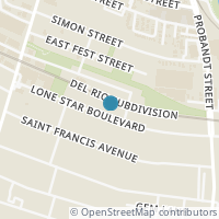 Map location of 239 Lone Star Blvd, San Antonio TX 78204