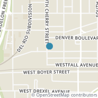 Map location of 103 Essex St, San Antonio TX 78210