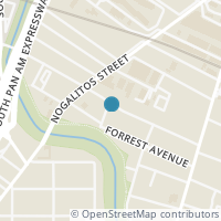 Map location of 242 Furnish Ave, San Antonio TX 78204