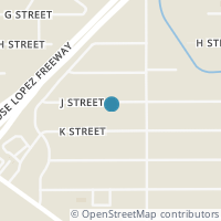 Map location of 614 J St, San Antonio TX 78220