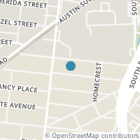 Map location of 241 Southolme, San Antonio TX 78204