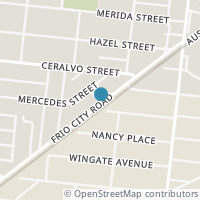 Map location of 333 FRIO CITY RD, San Antonio, TX 78207