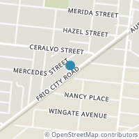 Map location of 333 Frio City Rd, San Antonio TX 78207