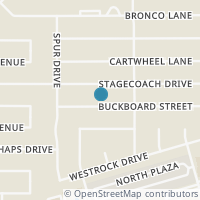 Map location of 7627 Buckboard Ln, San Antonio TX 78227