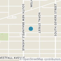 Map location of 523 PORTER ST, San Antonio, TX 78210