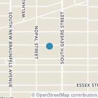 Map location of 530 Delmar St, San Antonio TX 78210