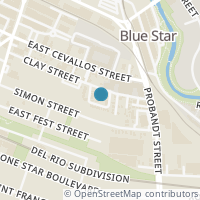 Map location of 330 Clay St #28, San Antonio TX 78204