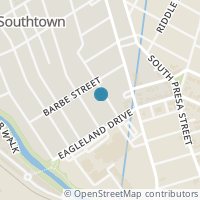 Map location of 619 CEDAR ST, San Antonio, TX 78210