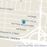 Map location of 1021 Patton Blvd, San Antonio, TX 78237