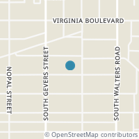 Map location of 433 Cooper St, San Antonio TX 78210