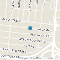Map location of 234 Aldama, San Antonio, TX 78237