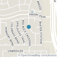 Map location of 2207 Mobeetie Trail, San Antonio, TX 78245