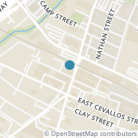 Map location of 1339 S Flores St #203, San Antonio, TX 78204