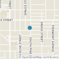 Map location of 725 Virginia Blvd #3076, San Antonio TX 78203