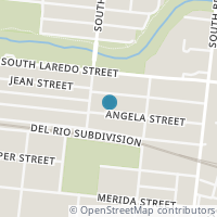 Map location of 247 Angela St, San Antonio TX 78207