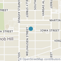 Map location of 211 Dilworth St, San Antonio TX 78203