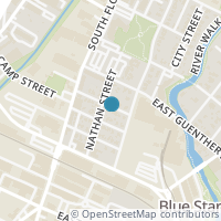 Map location of 210 E Rische, San Antonio, TX 78204