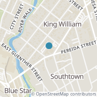 Map location of 1115 S Alamo St #2303, San Antonio TX 78210