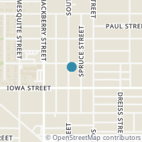 Map location of 608 S OLIVE ST, San Antonio, TX 78203