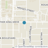 Map location of 131 Boudet Pl, San Antonio TX 78203