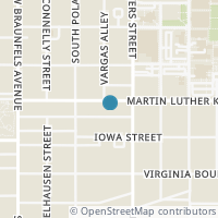 Map location of 403 Harding Pl, San Antonio TX 78203