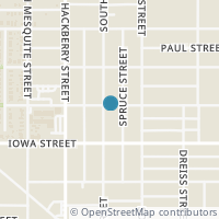 Map location of 602 S Olive St, San Antonio TX 78203
