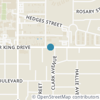 Map location of 2114 MARTIN LUTHER KING DR, San Antonio, TX 78203