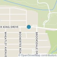 Map location of 3506 Martin Luther King Dr, San Antonio TX 78220