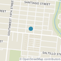 Map location of 1410 Loma Vista St, San Antonio TX 78207