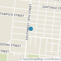 Map location of 1617 LOMA VISTA ST, San Antonio, TX 78207
