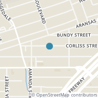 Map location of 238 Corliss, San Antonio TX 78220