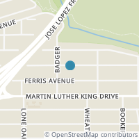 Map location of 518 Corliss, San Antonio TX 78220