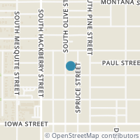 Map location of 428 S Olive St, San Antonio TX 78203