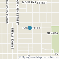 Map location of 142 Paul St, San Antonio TX 78203