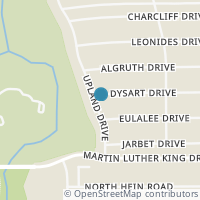 Map location of 4206 DYSART ST, San Antonio, TX 78220