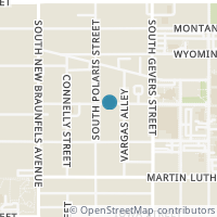 Map location of 1708 DAKOTA ST, San Antonio, TX 78203